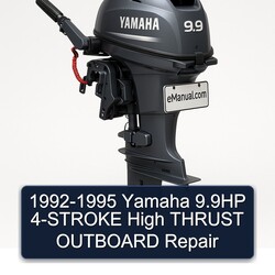 1992-1995 Yamaha 9.9hp 4-stroke High Thrust Outboard Service Repair Workshop Manual PDF