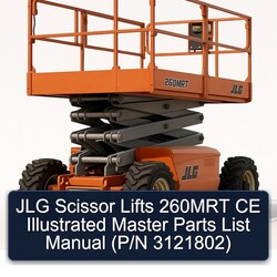 JLG Scissor Lifts 260MRT CE Illustrated Master (p/n 3121802) Parts Catalog PDF