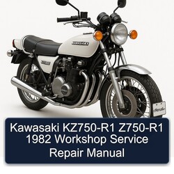 1982 Kawasaki KZ Series KZ750-R1 Z750-R1 Service Repair Workshop Manual PDF