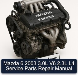 2003 Mazda 121 6 3.0l V6 2.3l L4 Parts Service Repair Workshop Manual PDF