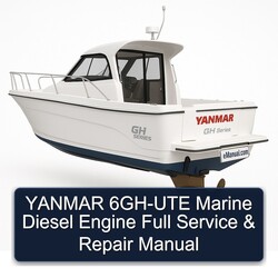 Yanmar 6GH-UTE Marine Diesel Engine Service Repair Workshop Manual PDF