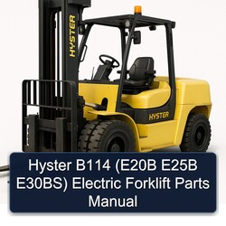 Hyster B114 (e20b E25B E30bs) Electric Forklift Parts Catalog PDF