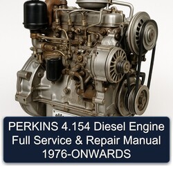 1976 Perkins 4.154 Diesel Engine -onwards Service Repair Workshop Manual PDF