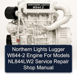 Northern Lights W844 2 Lugger W844-2 Engine Models Nl844lw2 Shop Service Repair Workshop Manual PDF