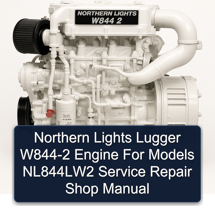 Northern Lights W844 2 Lugger W844-2 Engine Models Nl844lw2 Shop Service Repair Workshop Manual PDF