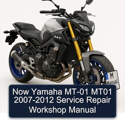 2007-2012 Yamaha MT Series Now MT-01 MT01 Service Repair Workshop Manual PDF