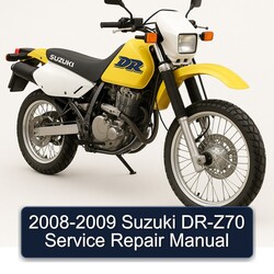 2008-2009 Suzuki DR Series DR-Z70 Service Repair Workshop Manual PDF