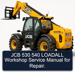 JCB 530 540 Loadall Service Repair Workshop Manual PDF