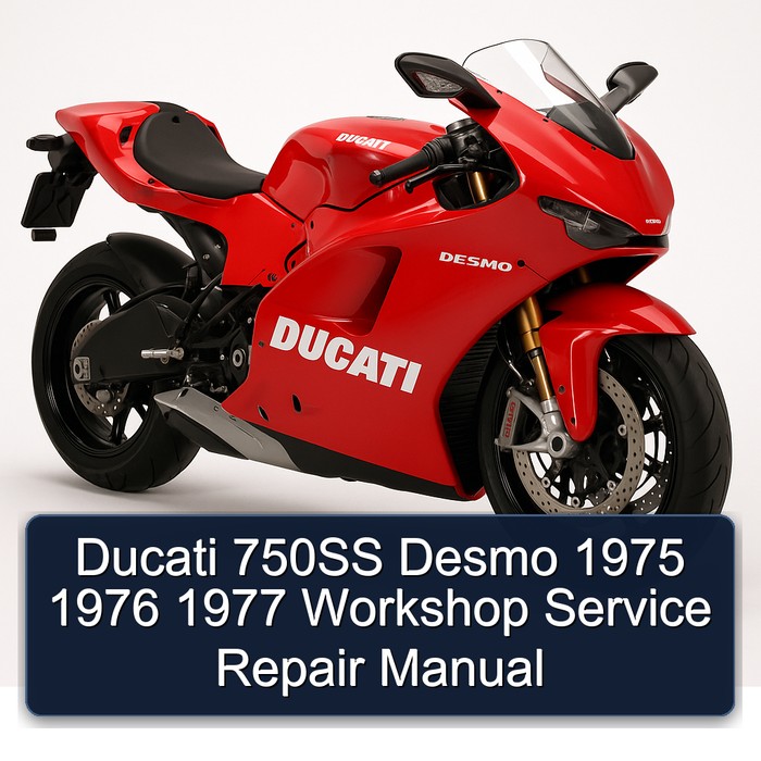 1975-1977 Ducati Desmo 750SS Service Repair Workshop Manual PDF