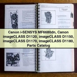 Canon I-sensys MF6680DN Imageclass D1120 D1150 D1170 D1180 Parts Catalog PDF