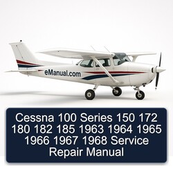 1963-1968 Cessna 100 Series 150 172 180 182 185 Service Repair Workshop Manual PDF