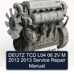 2012-2013 Deutz 2012 TCD L04 06 2V M Service Repair Workshop Manual PDF