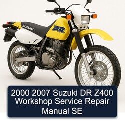 Sherco SE Suzuki DR Z400 Service Repair Workshop Manual PDF
