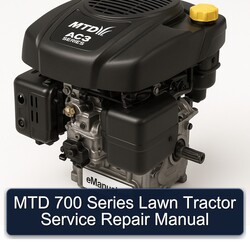 MTD 700 Series Lawn Tractor Service Repair Workshop Manual PDF