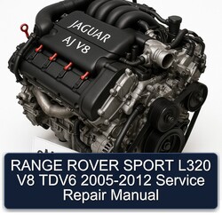 2005-2012 Jaguar AJ V8 Range Rover Sport L320 TDV6 Service Repair Workshop Manual PDF