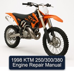1998 KTM 250 /300/380 Engine Service Repair Workshop Manual PDF
