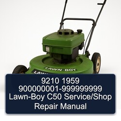 900000001-999999999 LAWN-BOY C50 /shop Service Repair Workshop Manual PDF
