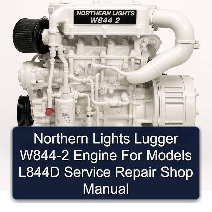 Northern Lights W844 2 Lugger W844-2 Engine Models L844D Shop Service Repair Workshop Manual PDF