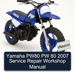 2007 Yamaha PW Models PW80 80 Service Repair Workshop Manual PDF