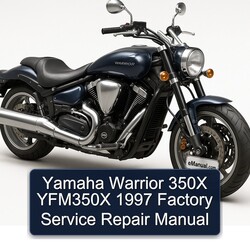 1997 Yamaha Warrior 350X YFM350X Service Repair Workshop Manual PDF
