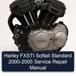 2000-2005 Harley Davidson Softail Fxsti Standard Service Repair Workshop Manual PDF