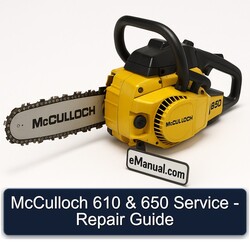 Mcculloch 610 650 Service Repair Workshop Manual PDF