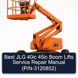 Best JLG 40IC 45IC Boom Lifts (p/n-3120852) Service Repair Workshop Manual PDF