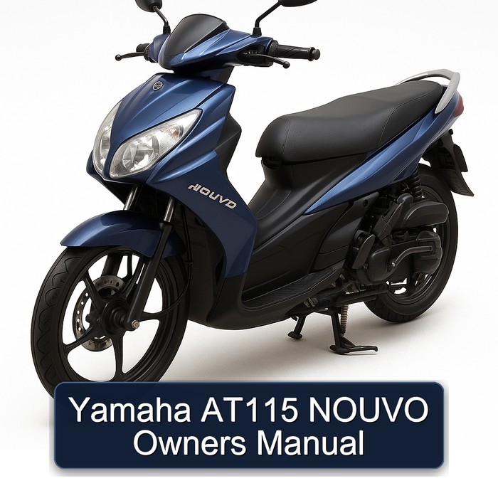 Yamaha Nouvo AT115 Owners Owner's Manual PDF