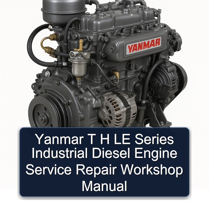 Yanmar T LE H Series Industrial Diesel Engine Service Repair Workshop Manual PDF