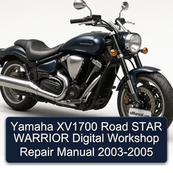 2003-2005 Yamaha Warrior XV1700 Road Star Digital Service Repair Workshop Manual PDF