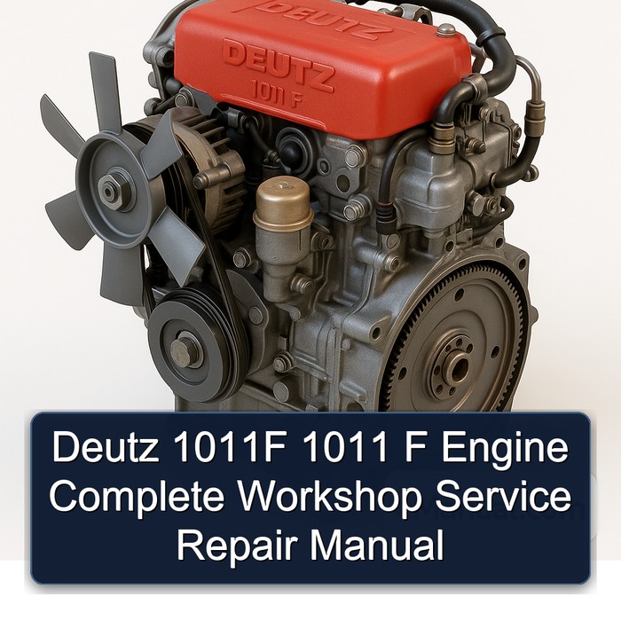 Deutz 1011 F 1011F Engine Service Repair Workshop Manual PDF