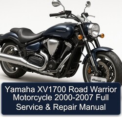 2000-2007 Yamaha Warrior XV1700 Road Motorcycle Service Repair Workshop Manual PDF