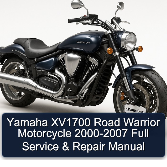 2000-2007 Yamaha Warrior XV1700 Road Motorcycle Service Repair Workshop Manual PDF