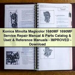 Konica Minolta Magicolor 1680MF 1690MF User Reference -improved Parts Catalog PDF