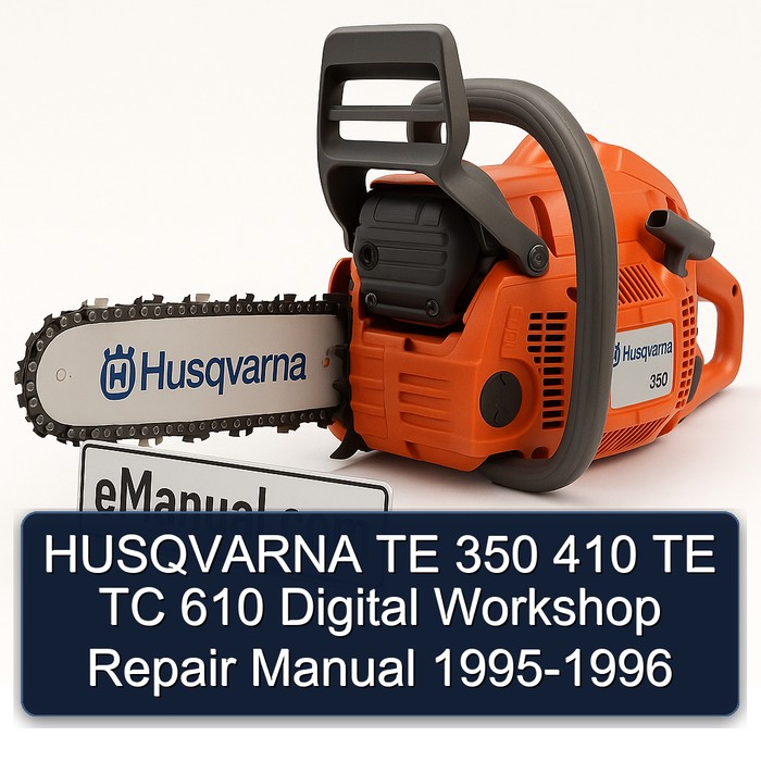 1995-1996 Husqvarna TC Models TE 350 410 610 Digital Service Repair Workshop Manual PDF