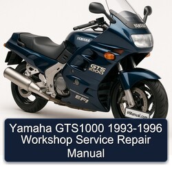 1993-1996 Yamaha GTS1000 Service Repair Workshop Manual PDF