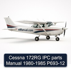 1980-1985 Cessna 172RG IPC Parts - P693-12 Catalog PDF