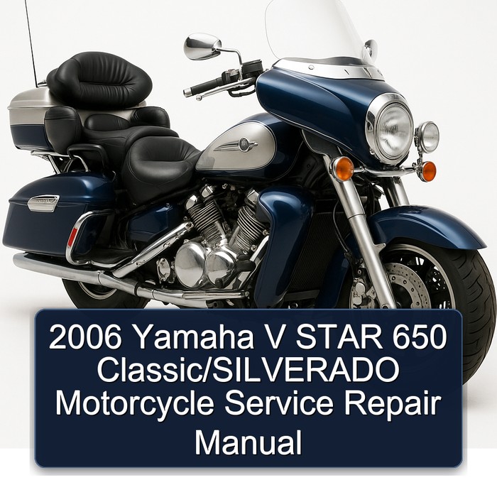 2006 Aprilia Classic Yamaha V Star 650 /silverado Motorcycle Service Repair Workshop Manual PDF
