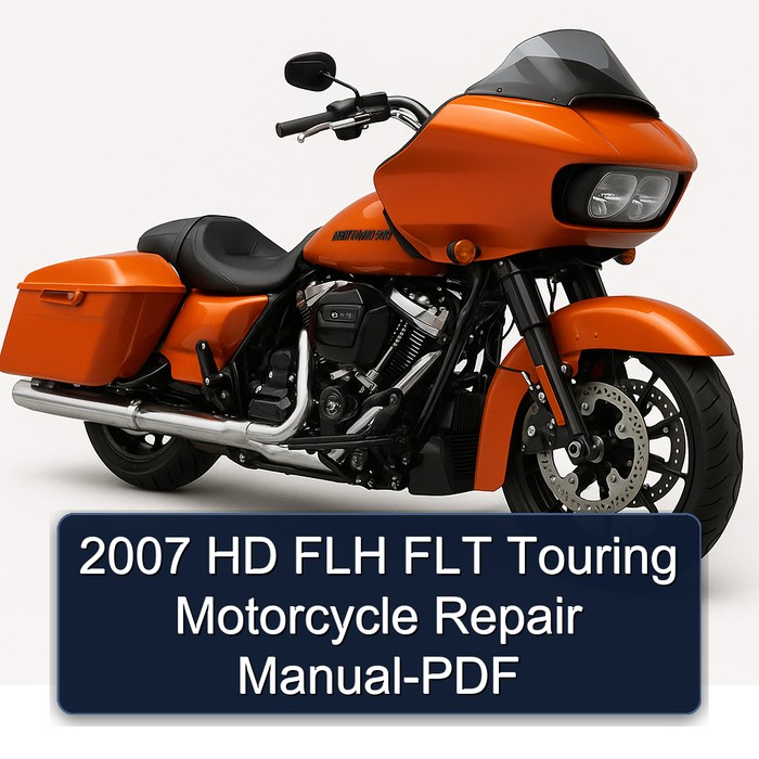 2007 Harley Davidson Touring HD FLH FLT Motorcycle Service Repair Workshop Manual PDF