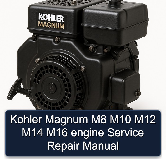 Kohler Magnum Models M8 M10 M12 M14 M16 Engine Service Repair Workshop Manual PDF