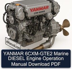Yanmar 6CXM-GTE2 Marine Diesel Engine Operation Service Repair Workshop Manual PDF