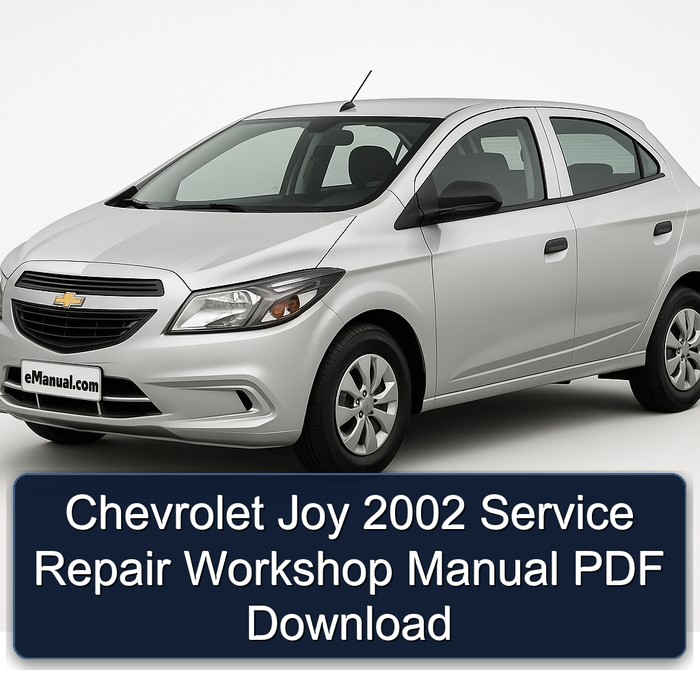 2002 Chevrolet Joy Service Repair Workshop Manual PDF