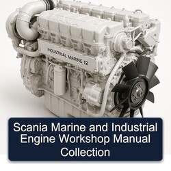 Scania G Series Marine Industrial Engine Collection Service Repair Workshop Manual PDF