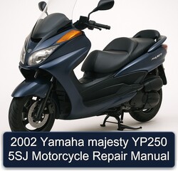 2002 Yamaha Majesty YP250 5SJ Motorcycle Service Repair Workshop Manual PDF