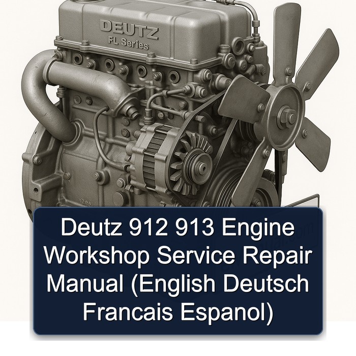 Deutz 912 913 Engine (english Deutsch Francais Espanol) Service Repair Workshop Manual PDF