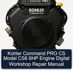 Kohler Command Pro Models CS Model CS6 6HP Engine Digital Service Repair Workshop Manual PDF