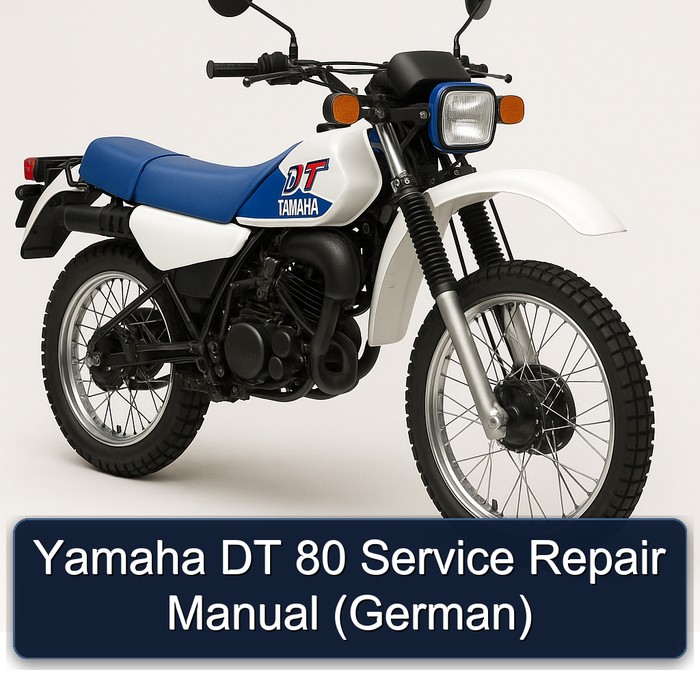 Yamaha DT Models 80 (GERMAN) Service Repair Workshop Manual PDF