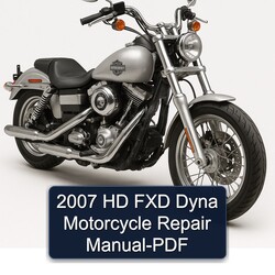 2007 HD FXD Dyna Motorcycle Service Repair Workshop Manual PDF