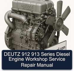 Deutz 912 913 Series Diesel Engine Service Repair Workshop Manual PDF