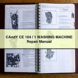 Washing Machines Candy CE 104/1 Machine Service Repair Workshop Manual PDF